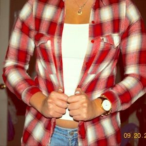 red lumberjack flannel